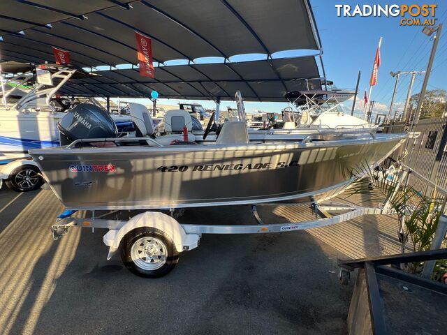 Quintrex 420 Renegade SC + Yamaha F50HP - In Stock Now