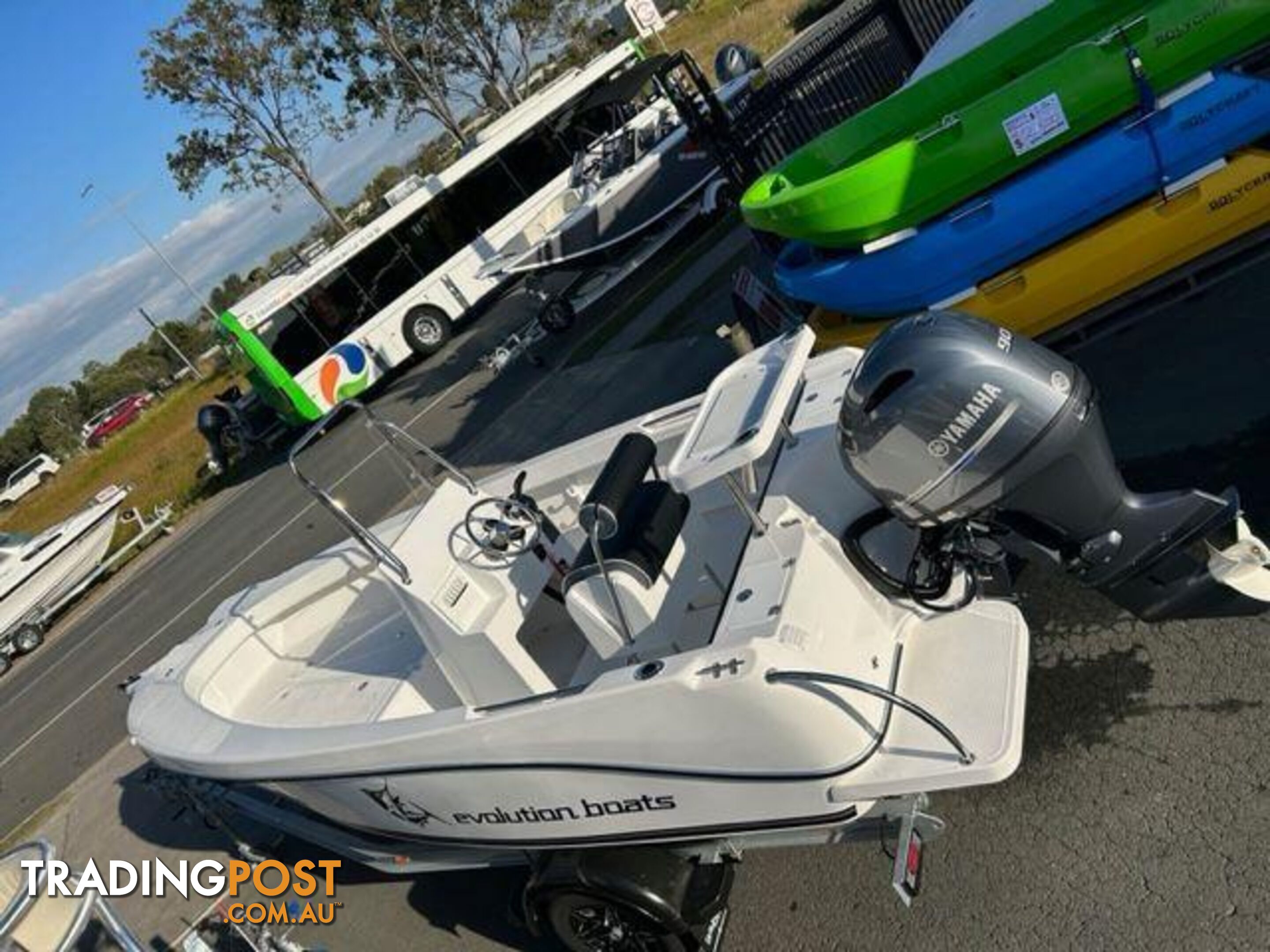 NEW 2024 EVOLUTION 500 AXIS CENTRE CONSOLE WITH YAMAHA 75HP  FOR SALE