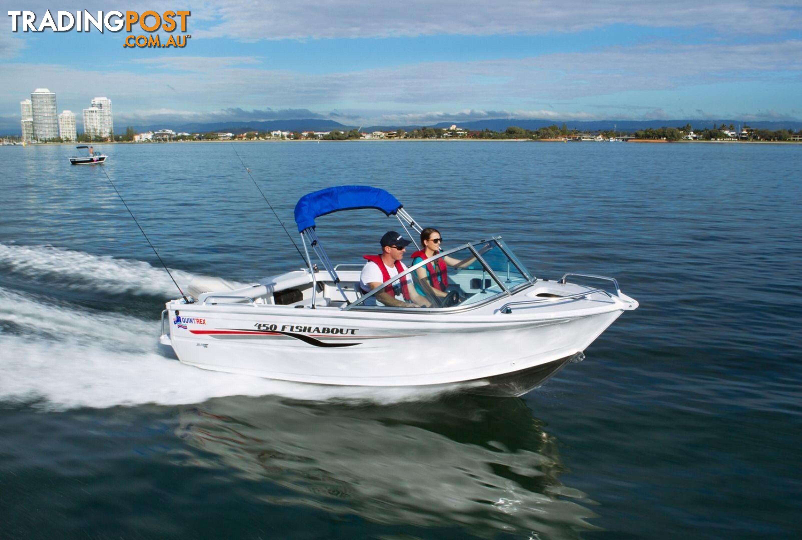 Quintrex 450 Fishabout + Yamaha F60hp 4-Stroke - Pack 2 for sale online prices