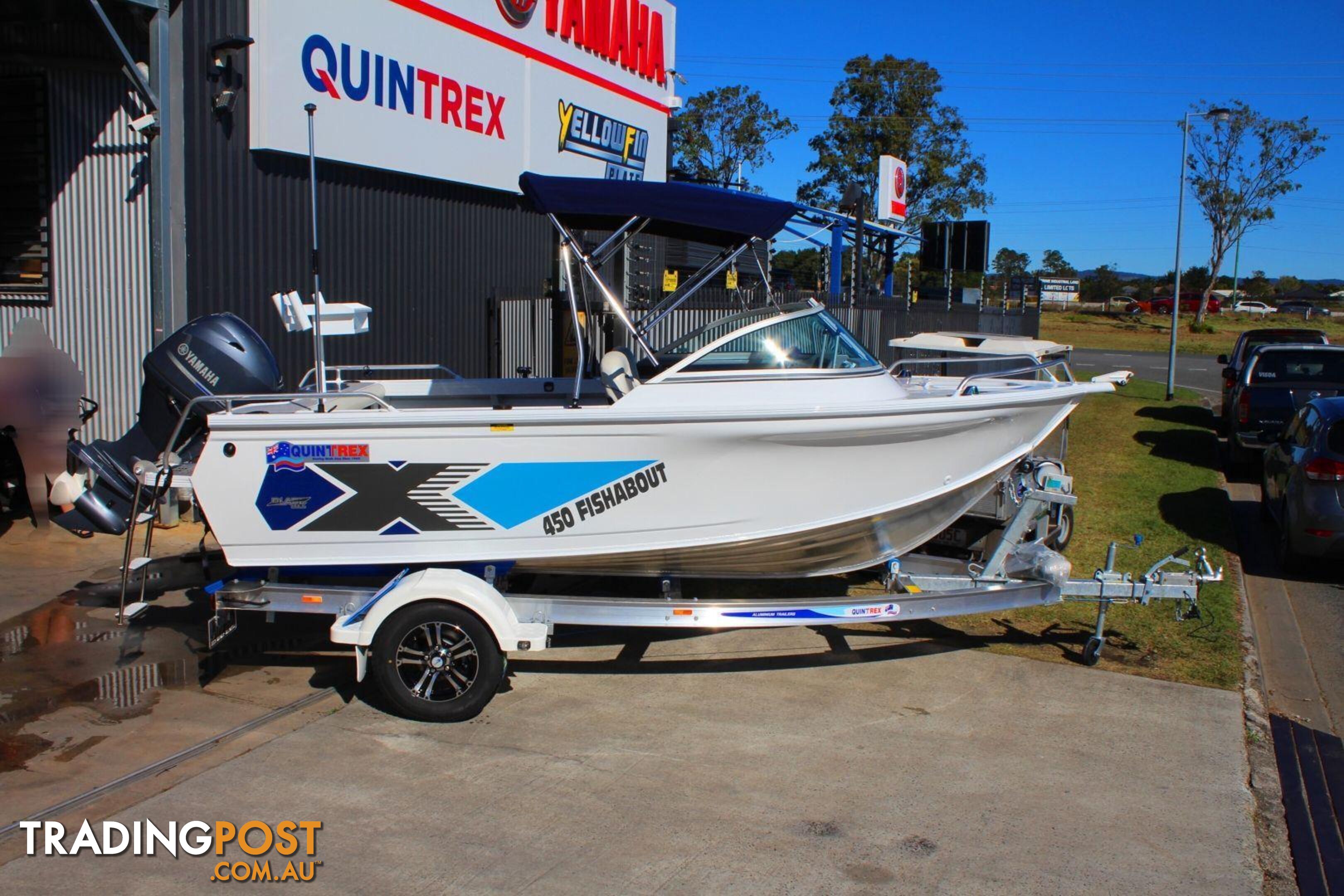 Quintrex 450 Fishabout + Yamaha F60hp 4-Stroke - Pack 2 for sale online prices