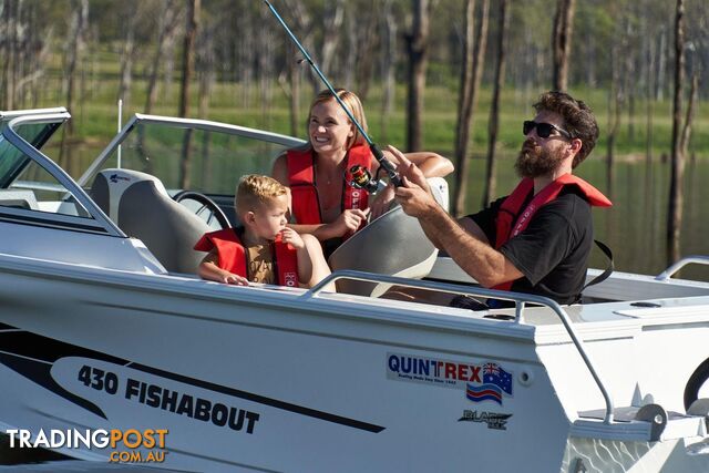 Quintrex 430 Fishabout + Yamaha F60hp 4-Stroke - Pack 2 for sale online prices