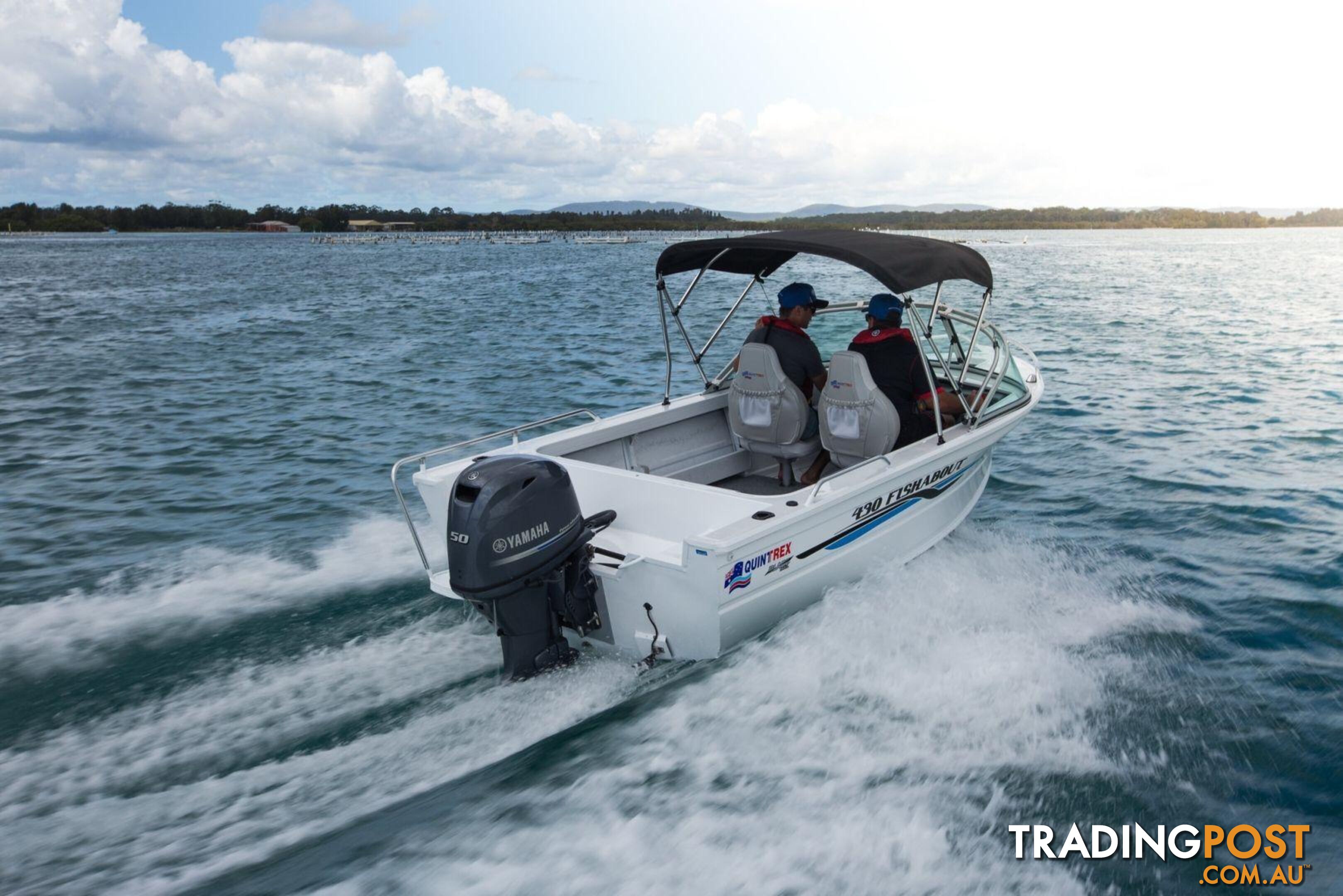 Quintrex 430 Fishabout + Yamaha F60hp 4-Stroke - Pack 2 for sale online prices