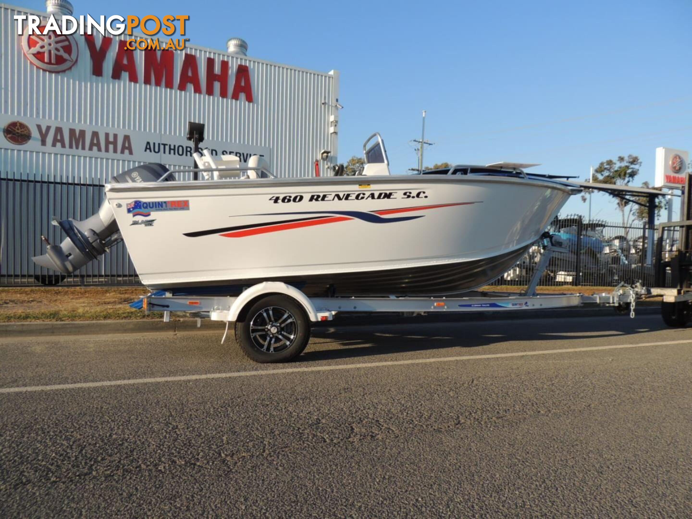 Quintrex 460 Renegade PRO SC(Side Console) + Yamaha F75hp 4-Stroke - PRO Pack for sale online prices