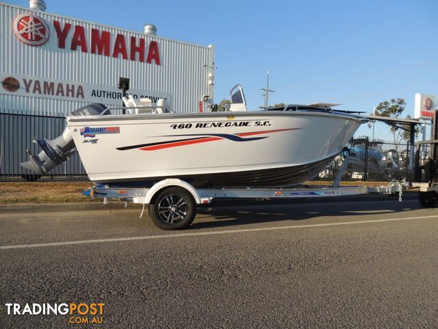 Quintrex 460 Renegade PRO SC(Side Console) + Yamaha F75hp 4-Stroke - PRO Pack for sale online prices