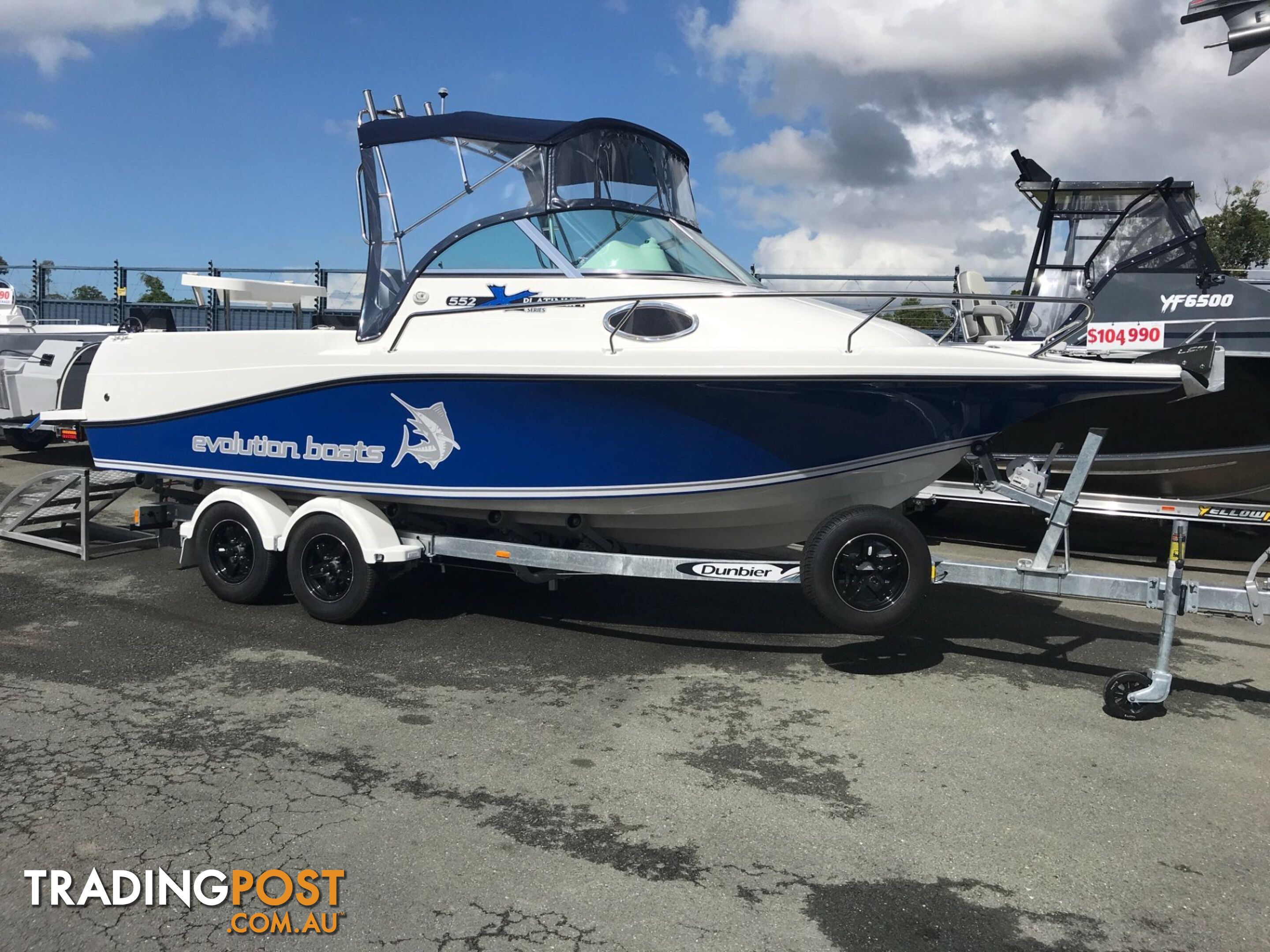 NEW 2024 EVOLUTION 552 GOLD CUDDY WITH YAMAHA 130HP FOURSTROKE FOR SALE