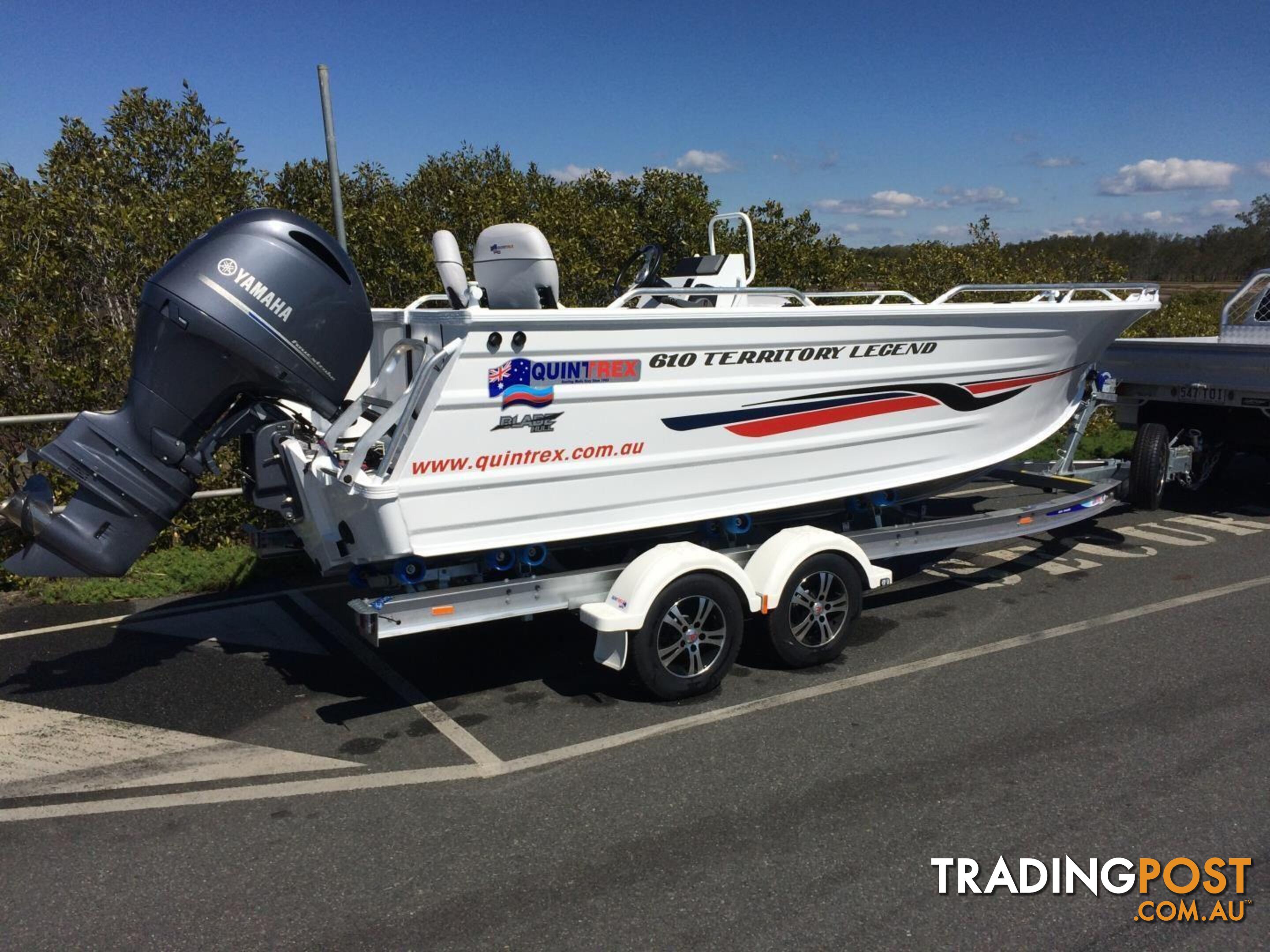 Quintrex 610 Territroy Legend + Yamaha F150HP 4-Stroke - Pack 1 for sale online prices