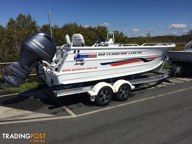 Quintrex 610 Territroy Legend + Yamaha F150HP 4-Stroke - Pack 1 for sale online prices