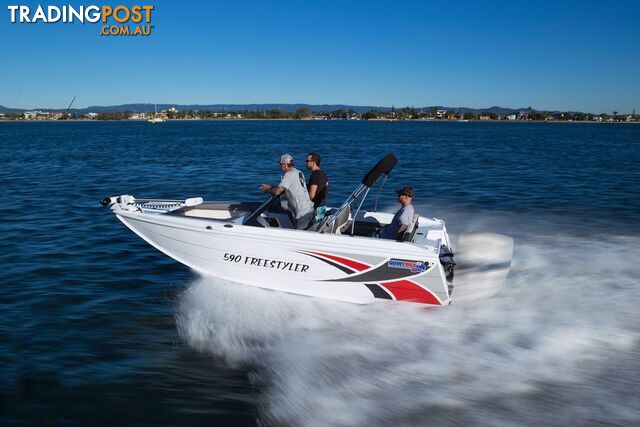 Quintrex 590 Freestyler + Yamaha F130hp 4-Stroke - Pack 1 for sale online prices