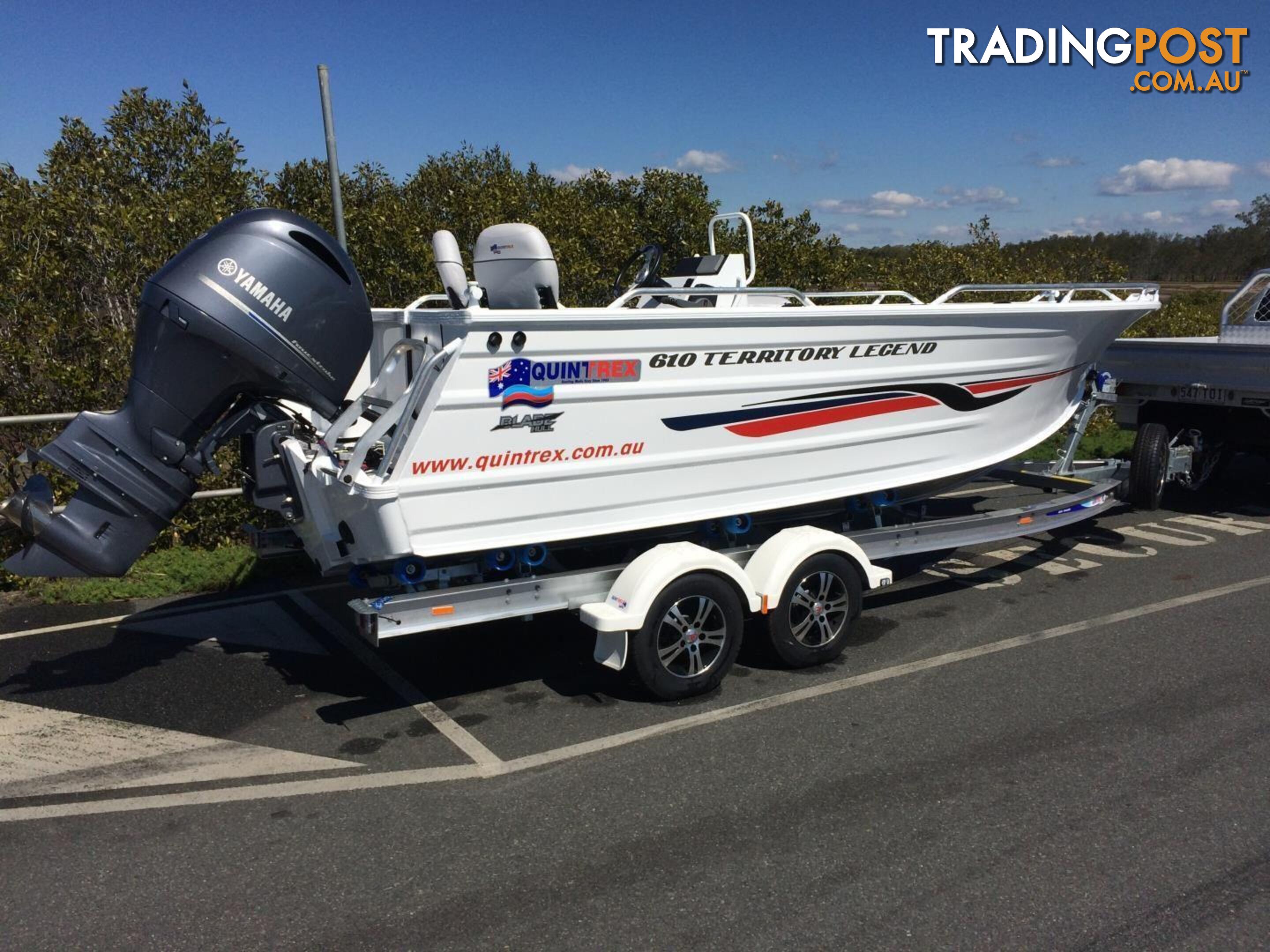 Quintrex 610 Territroy Legend + Yamaha F175HP 4-Stroke - Pack 3 for sale online prices
