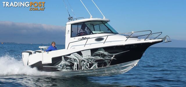 NEW 2024 EVOLUTION  ENCLOSED WITH TWIN F150 YAMAHA FOURSTROKES FOR SALE