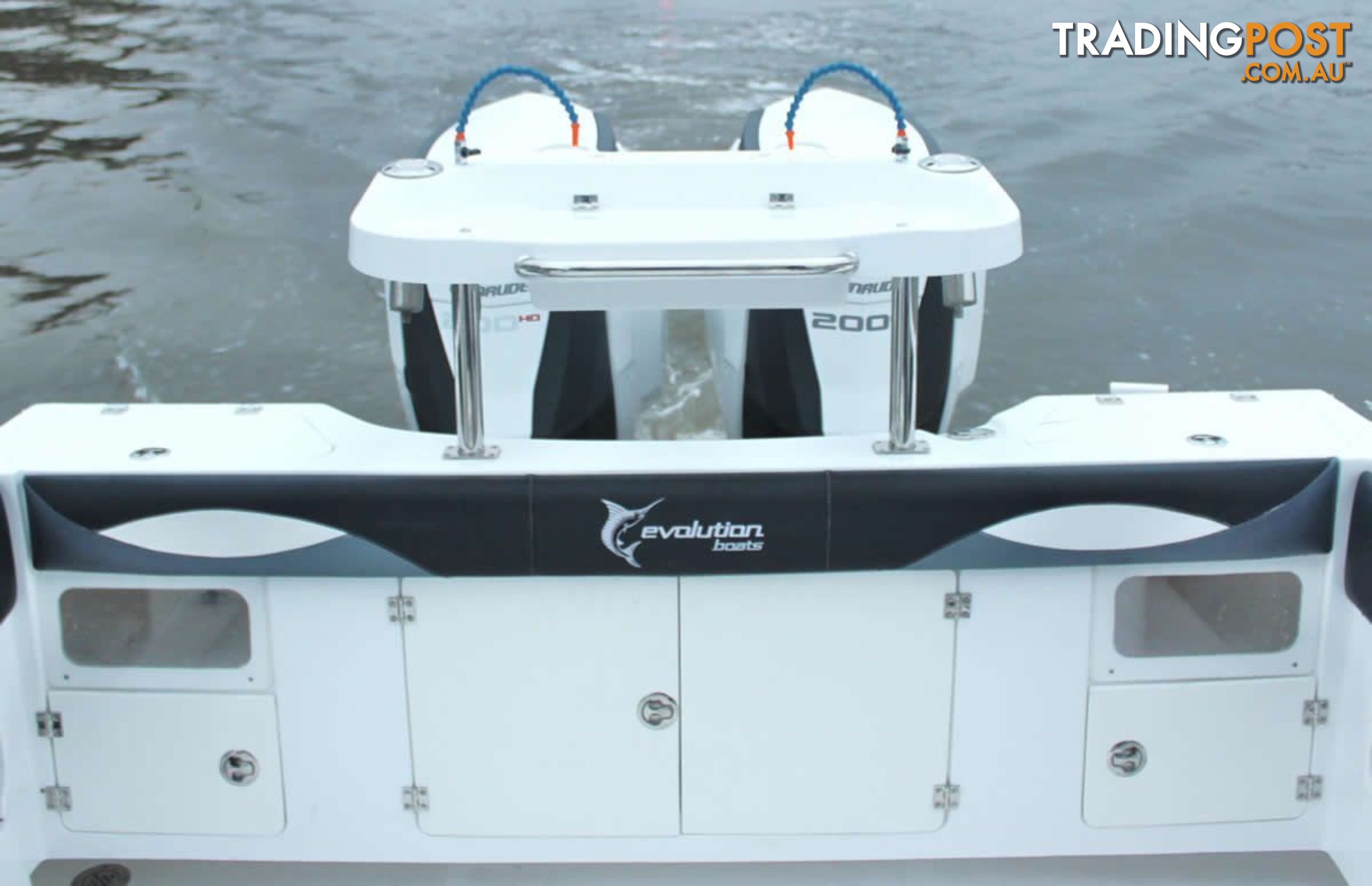 NEW 2024 EVOLUTION  ENCLOSED WITH TWIN F150 YAMAHA FOURSTROKES FOR SALE