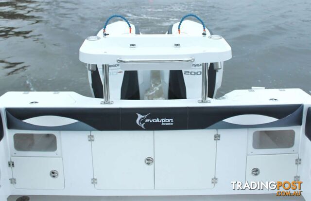 NEW 2024 EVOLUTION  ENCLOSED WITH TWIN F150 YAMAHA FOURSTROKES FOR SALE