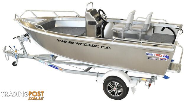 Quintrex 440 Renegade CC(Centre Console)+ Yamaha F60hp 4-Stroke - Pack 1 for sale online prices