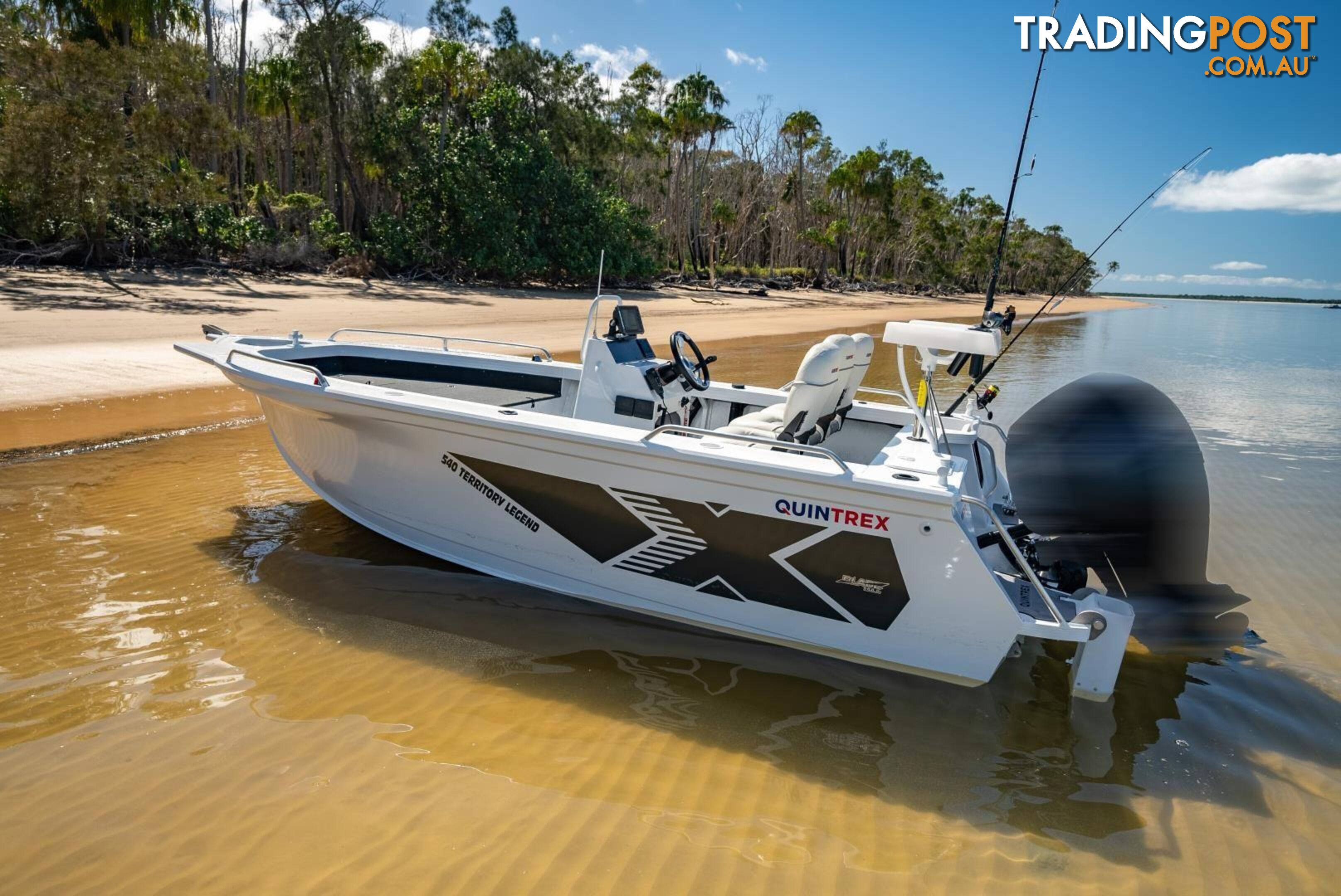 Quintrex 540 Territory Legend + Yamaha F115hp 4-Stroke - Pack 2 for sale online prices