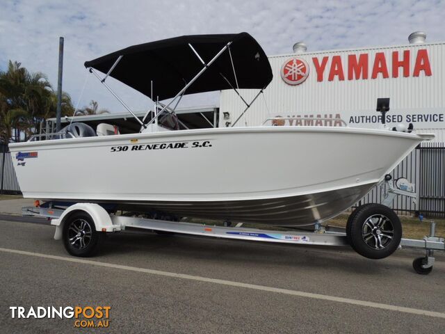 Quintrex 530 Renegade PRO SC(Side Console) + Yamaha F115hp 4-Stroke - PRO Pack for sale online prices