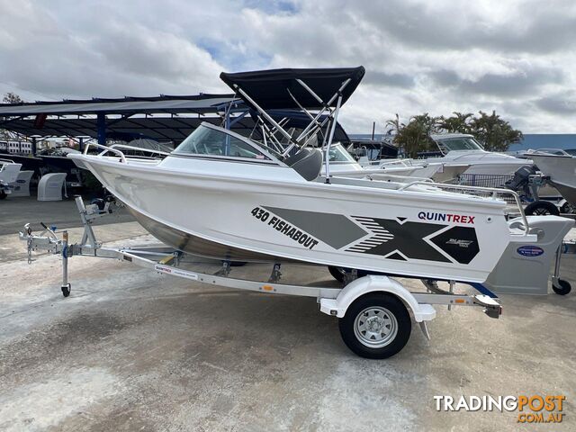 Quintrex 430 Fishabout + Yamaha F60HP - IN STOCK NOW