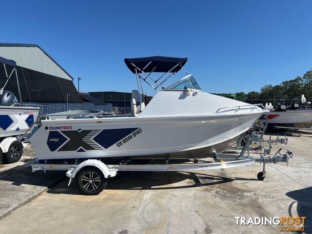 Quintrex 520 Ocean Spirit + Yamaha F90HP - IN STOCK NOW!