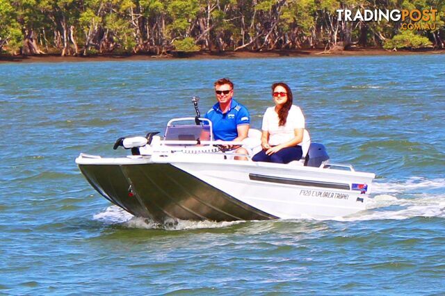 Quintrex F420 Explorer Trophy Side Console + Yamaha F50hp - PACK 3 FOR SALE