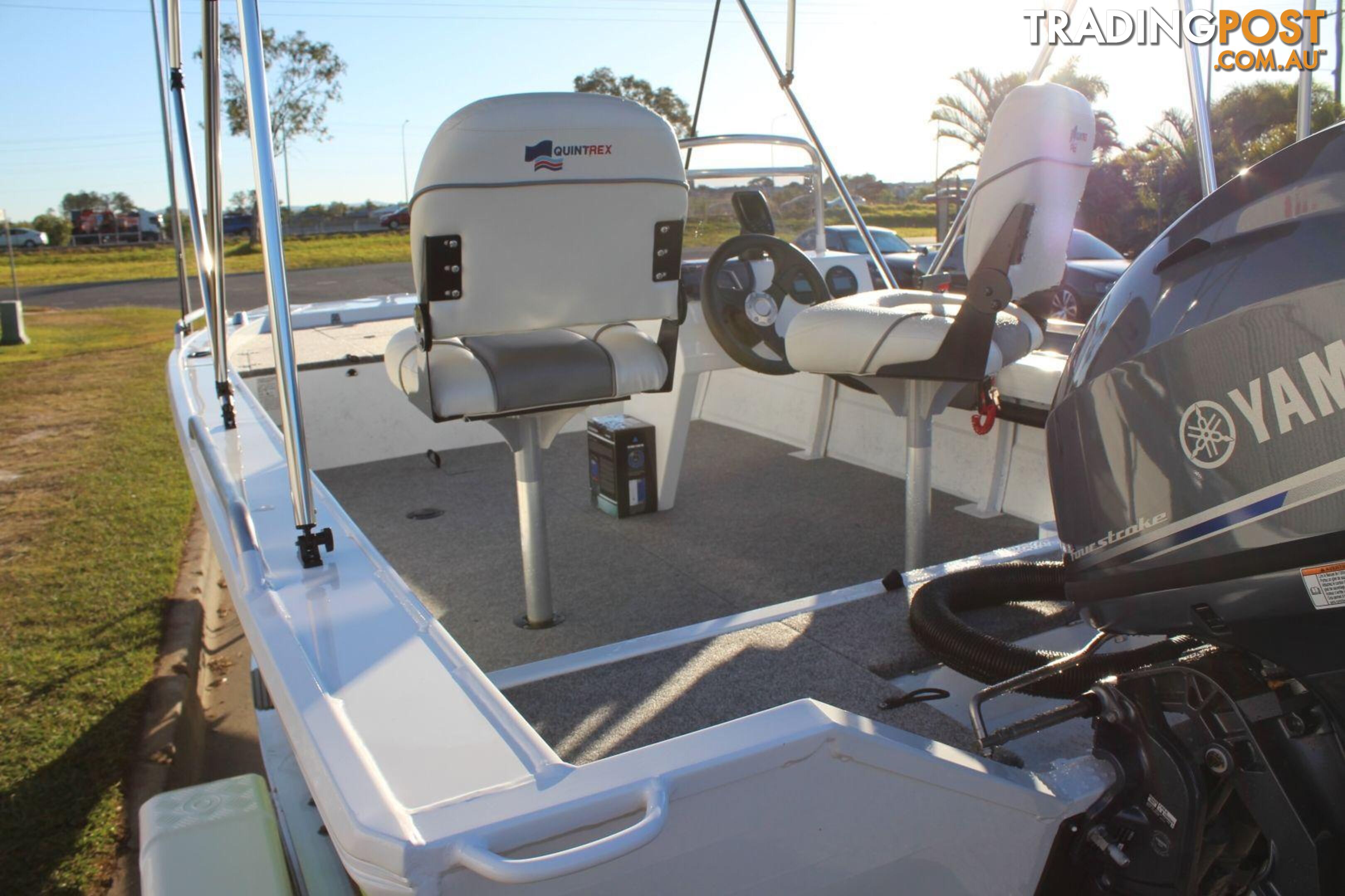 Quintrex F420 Explorer Trophy Side Console + Yamaha F50hp 4-Stroke - Pack 3(SC) for sale online prices