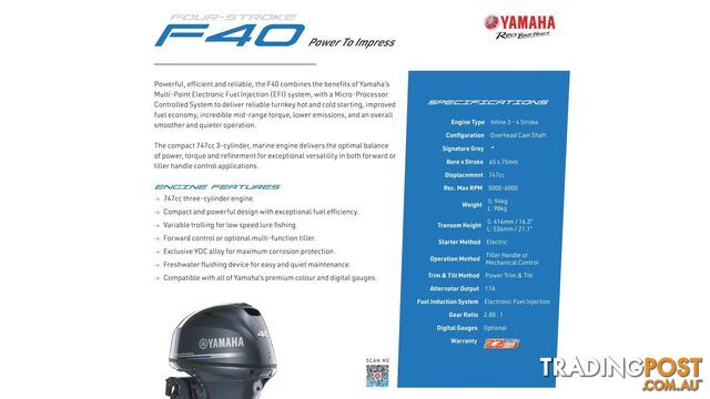 Quintrex F420 Explorer Trophy + Yamaha F40hp  - PACK 1 FOR SALE - photo 3 of 14