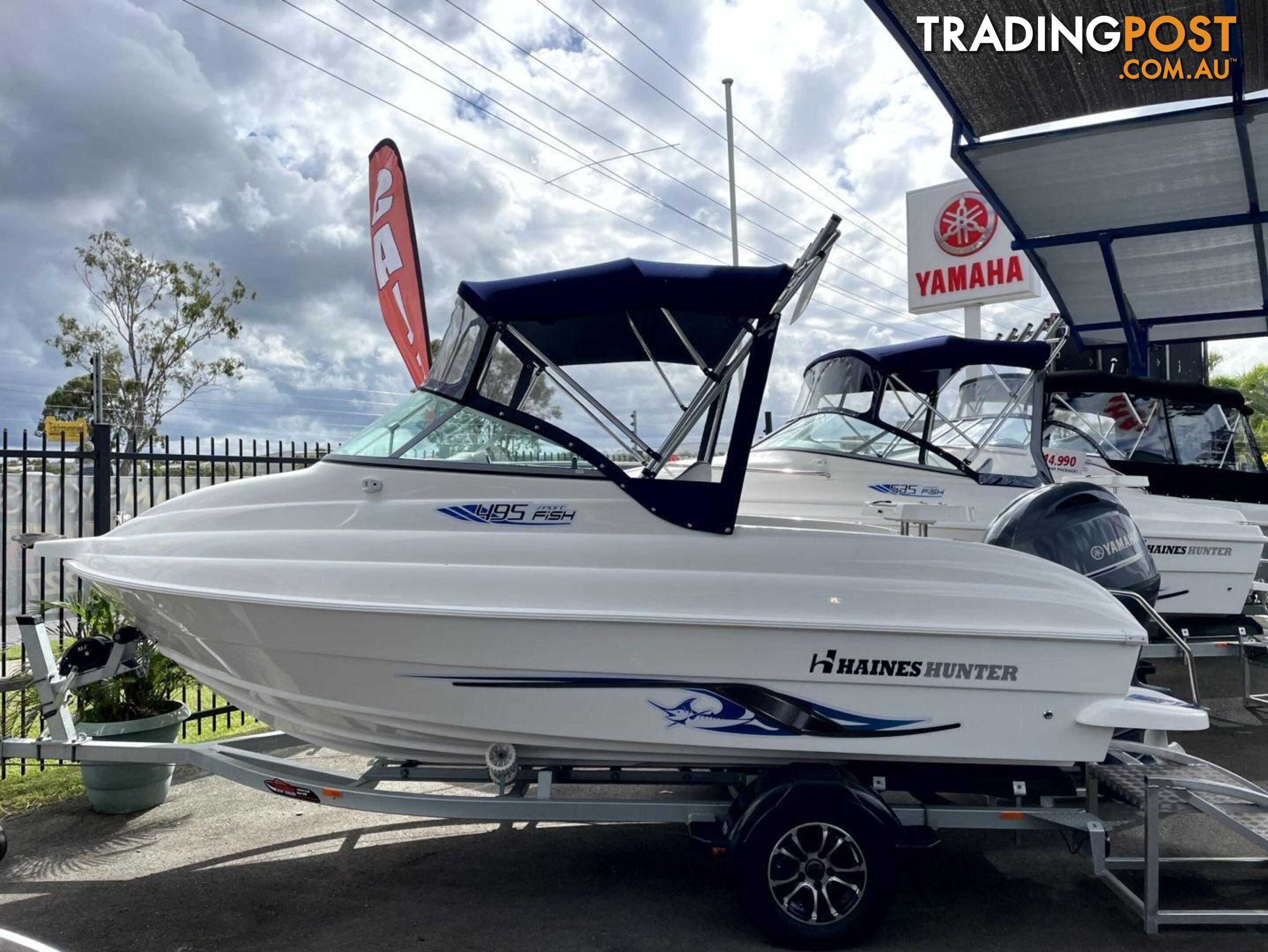 Haines Hunter 495 Sport Fish + Yamaha F75hp 4-Stroke - Pack 2 for sale online prices