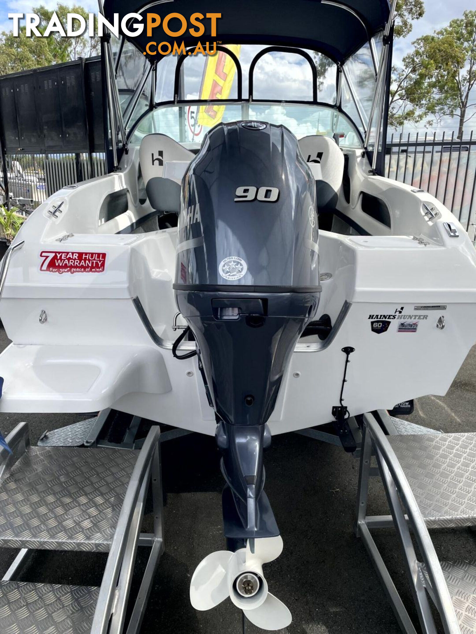 Haines Hunter 495 Sport Fish + Yamaha F75hp 4-Stroke - Pack 2 for sale online prices