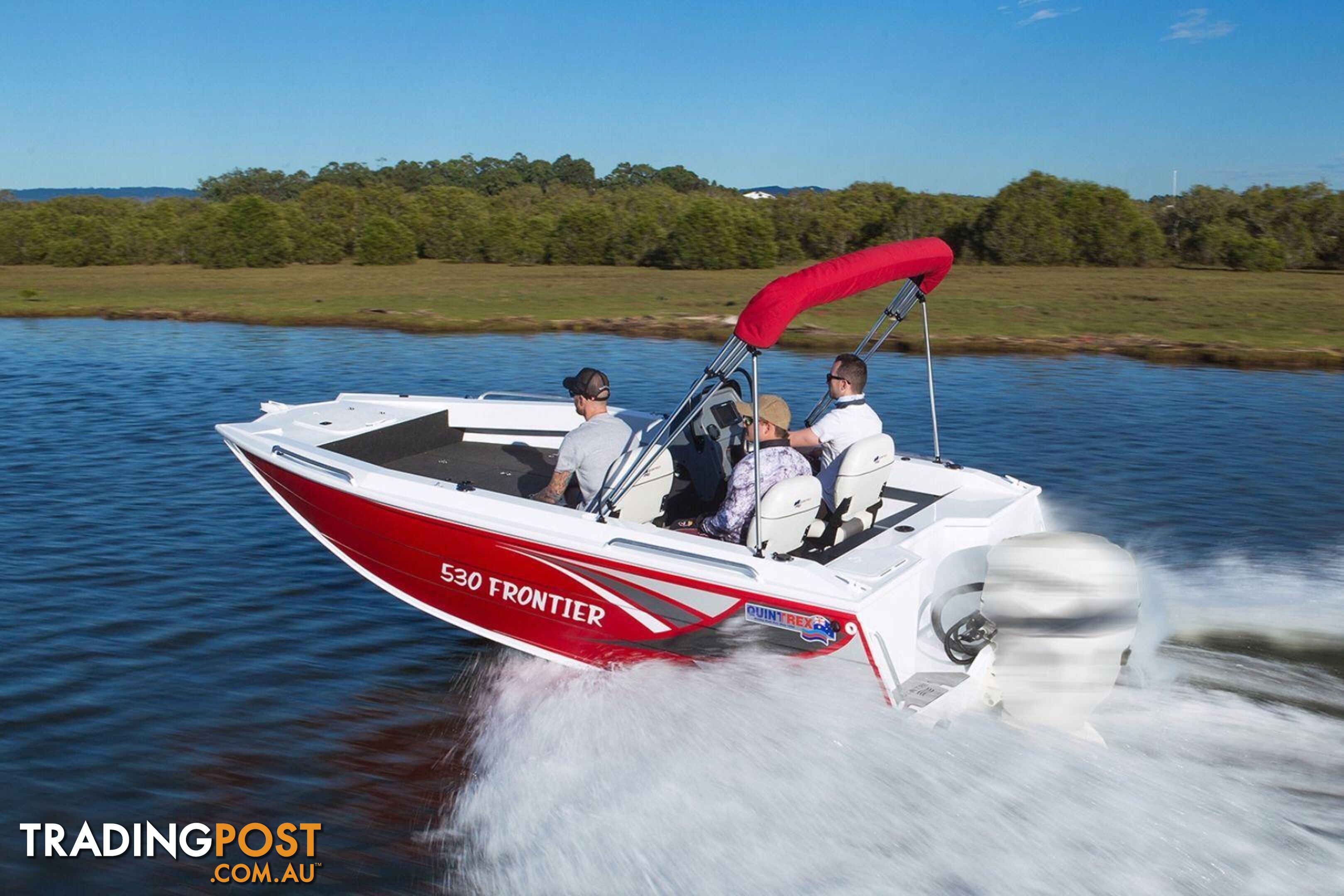 Quintrex 530 Frontier SC + Yamaha F115hp 4-Stroke - Pack 1 for sale online prices