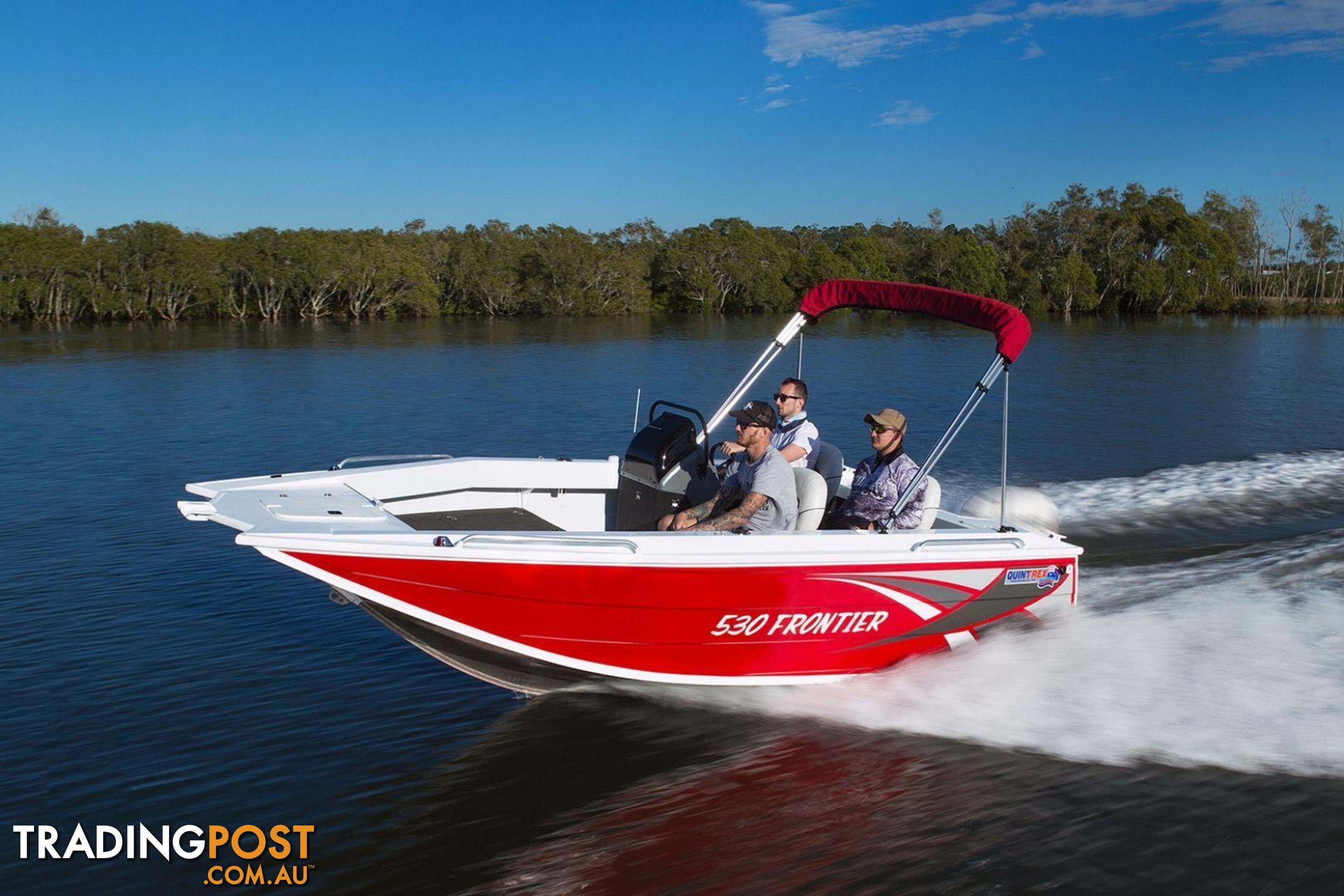 Quintrex 530 Frontier SC + Yamaha F115hp 4-Stroke - Pack 1 for sale online prices