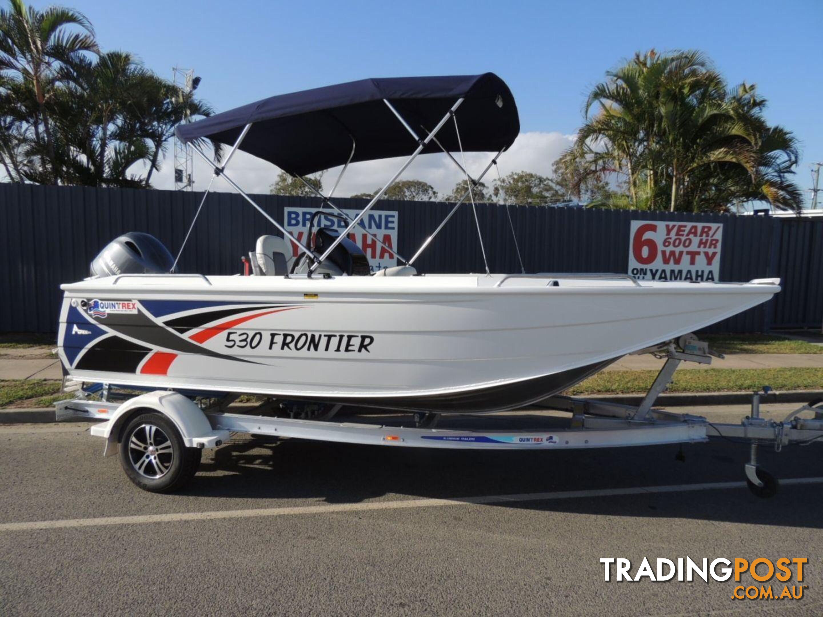 Quintrex 530 Frontier SC + Yamaha F115hp 4-Stroke - Pack 1 for sale online prices