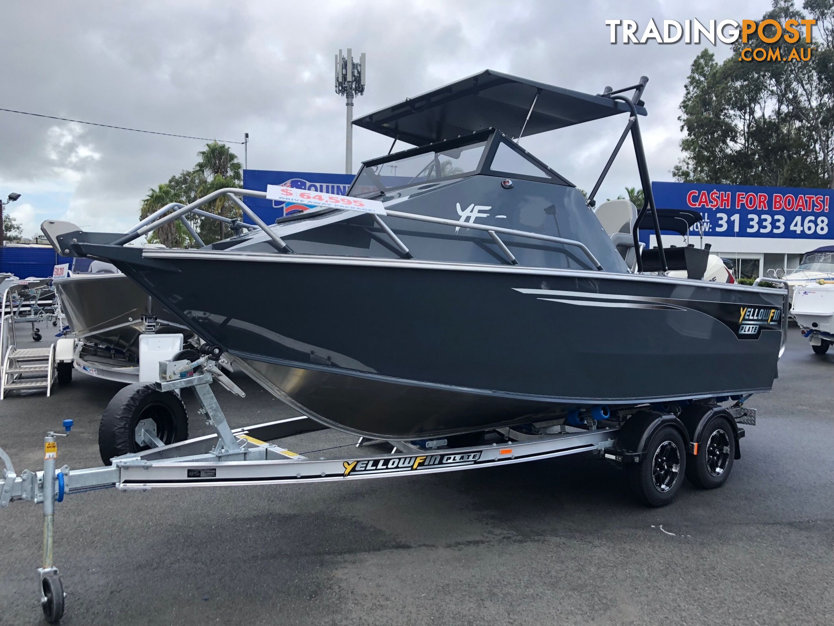 This New 5800 Yellowfin Folding Hard Top has most of what you would need our Pack 4