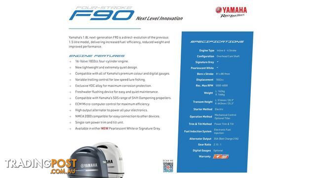 Quintrex 481 Top Ender SC (Side Console) + Yamaha F90HP 4-Stroke - PACK 1 FOR SALE - photo 3 of 20