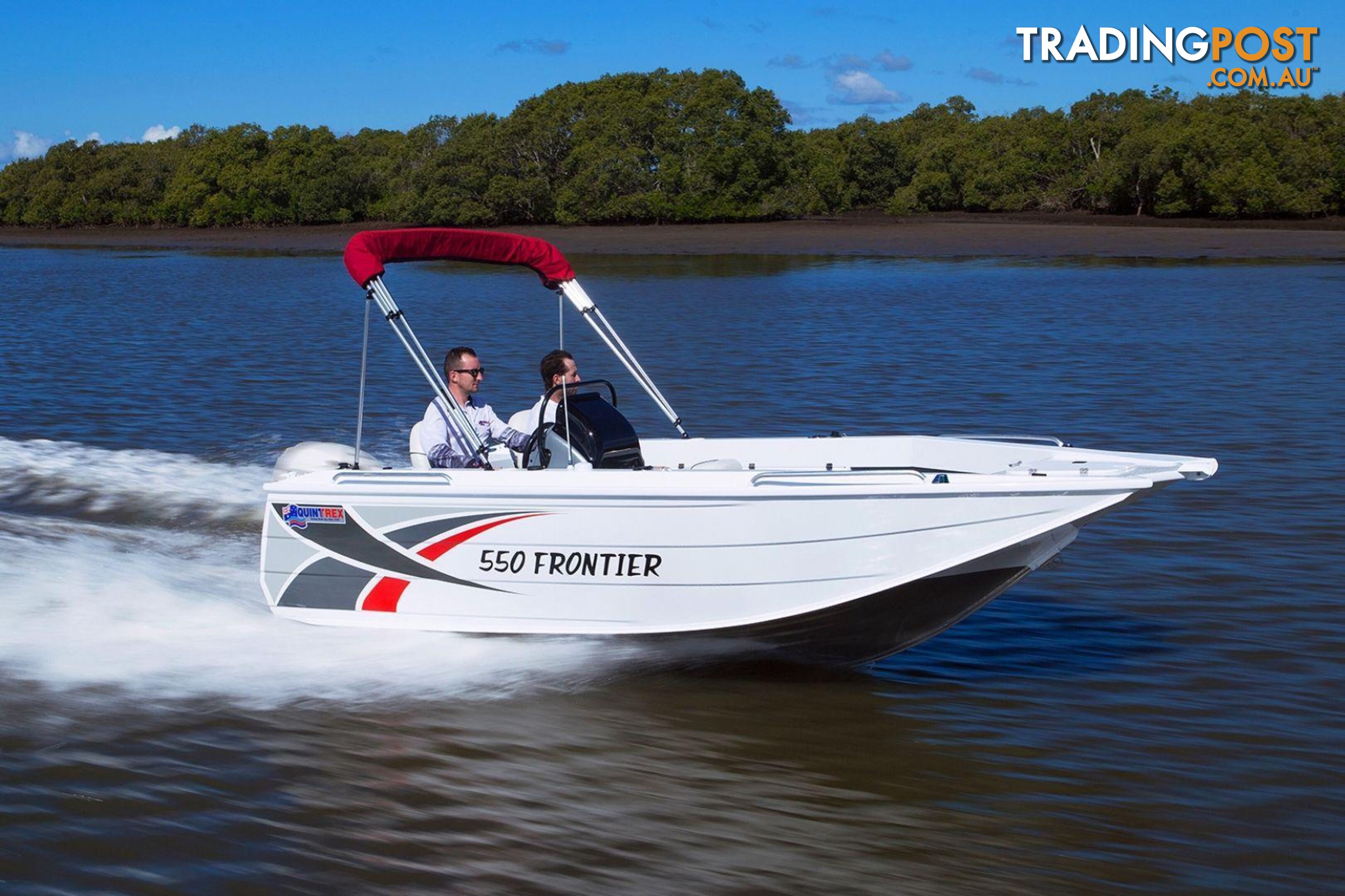 Quintrex 550 Frontier + Yamaha F115hp 4-Stroke - Pack 1 for sale online prices