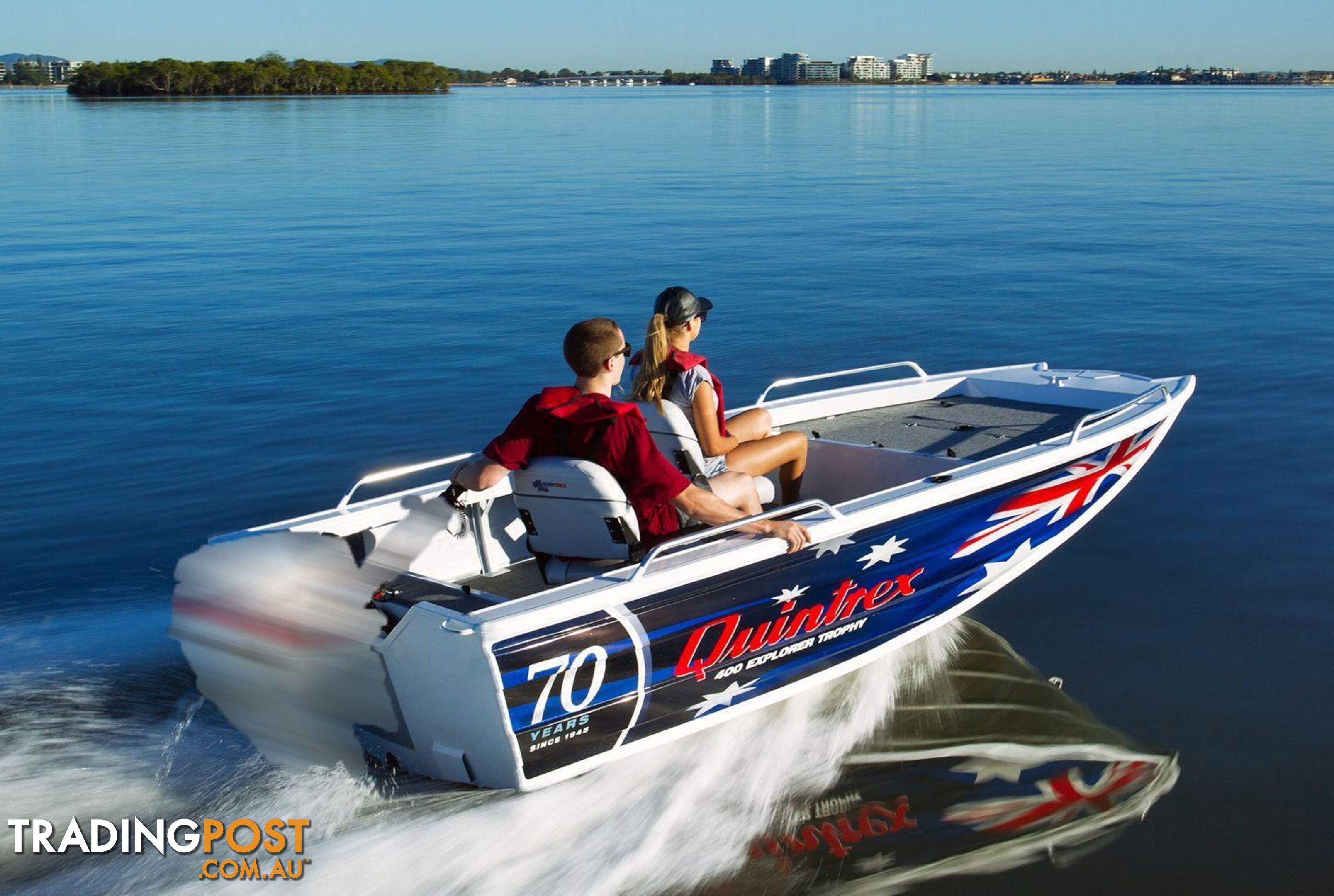 Quintrex F400 Explorer Trophy + Yamaha F40LA 4-Stroke - Pack 1 for sale online prices