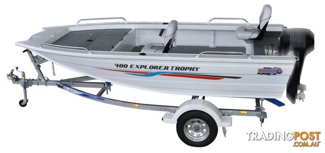 Quintrex F400 Explorer Trophy + Yamaha F40LA 4-Stroke - Pack 1 for sale online prices