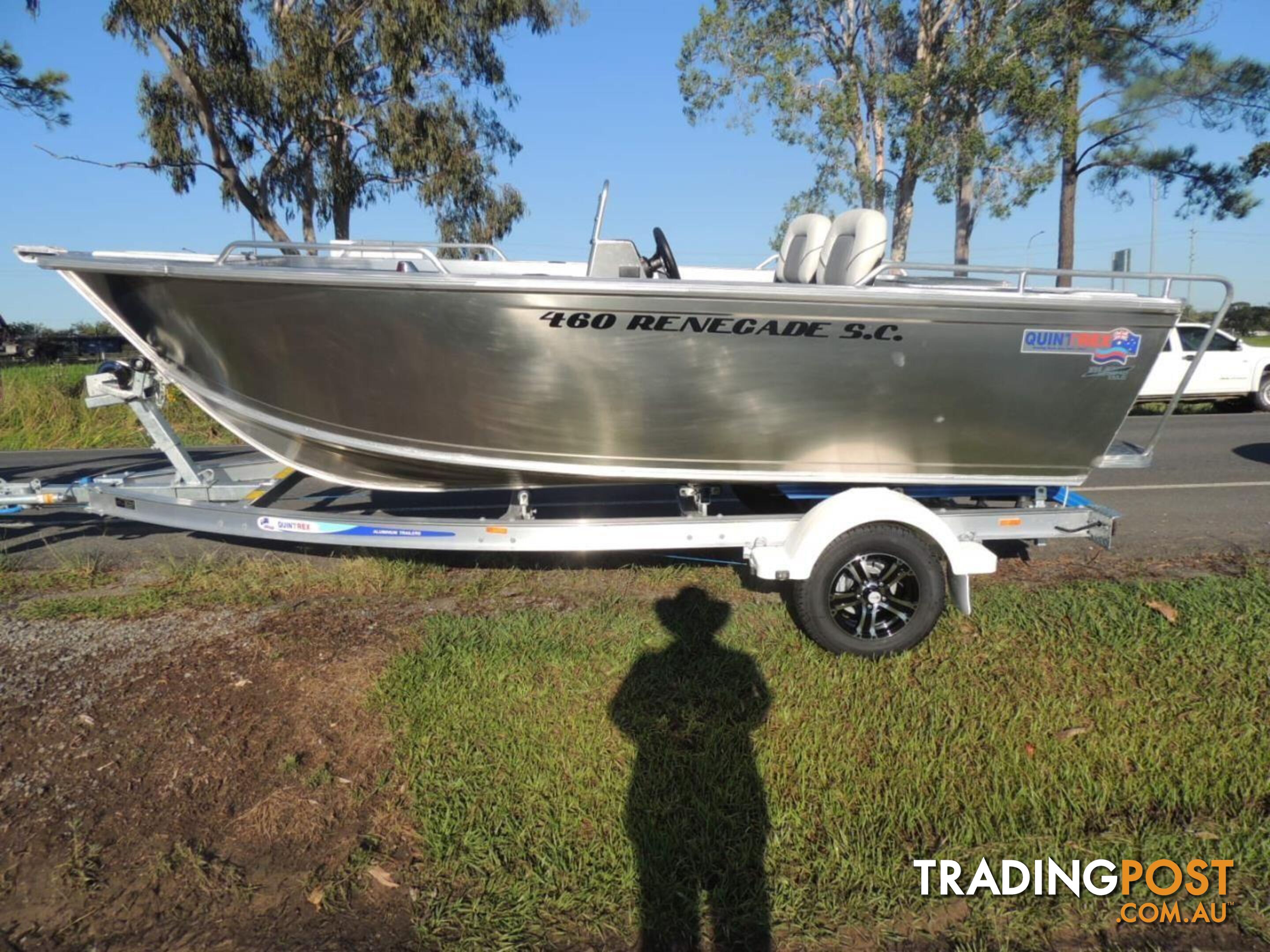 Quintrex 460 Renegade SC(Side Console) + Yamaha F75hp 4-Stroke - Pack 3 for sale online prices