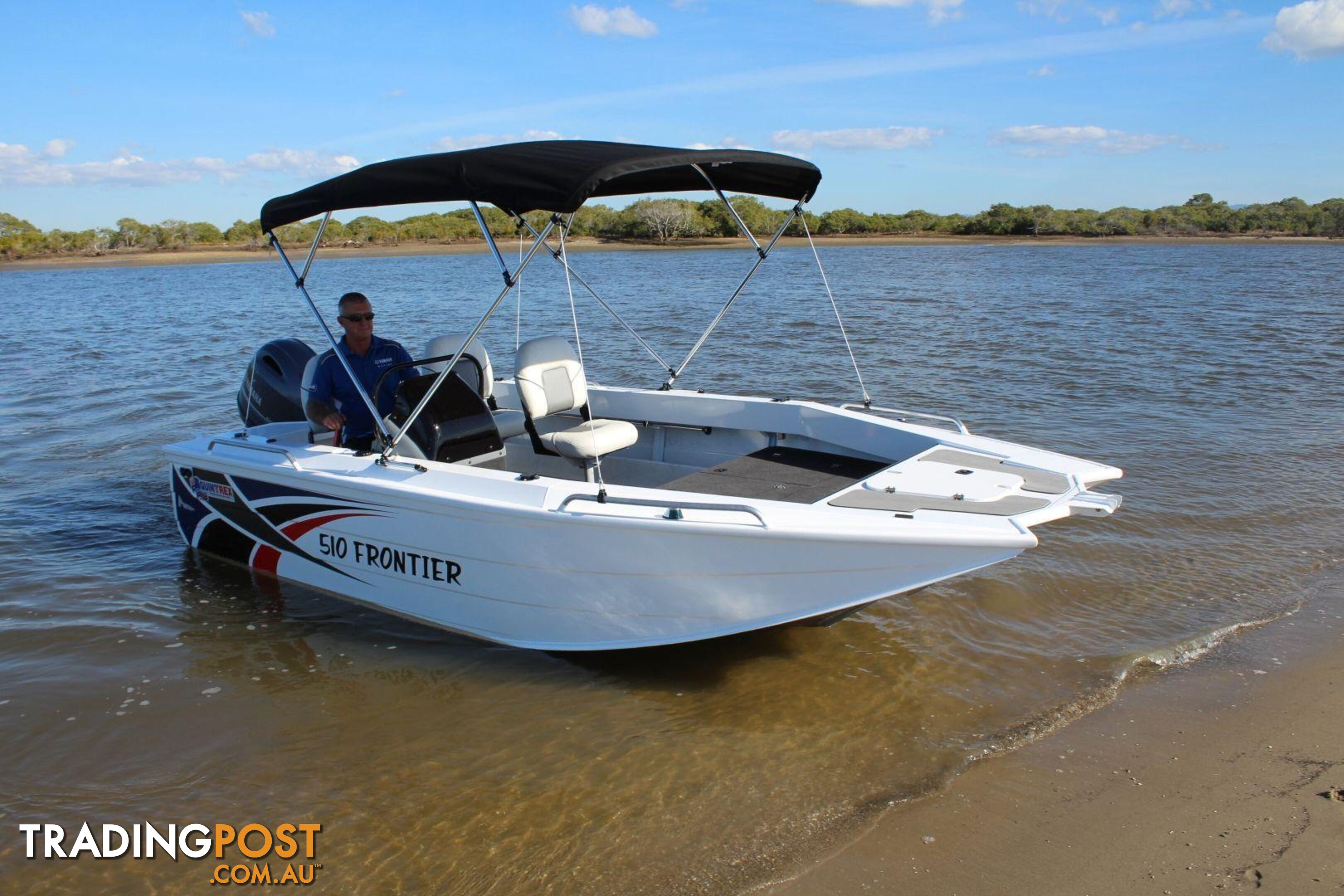 Quintrex 510 Frontier SC + Yamaha F90hp 4-Stroke - Pack 1 for sale online prices