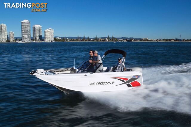 Quintrex 590 Freestyler PRO + Yamaha F150hp 4-Stroke - PRO Pack for sale online prices