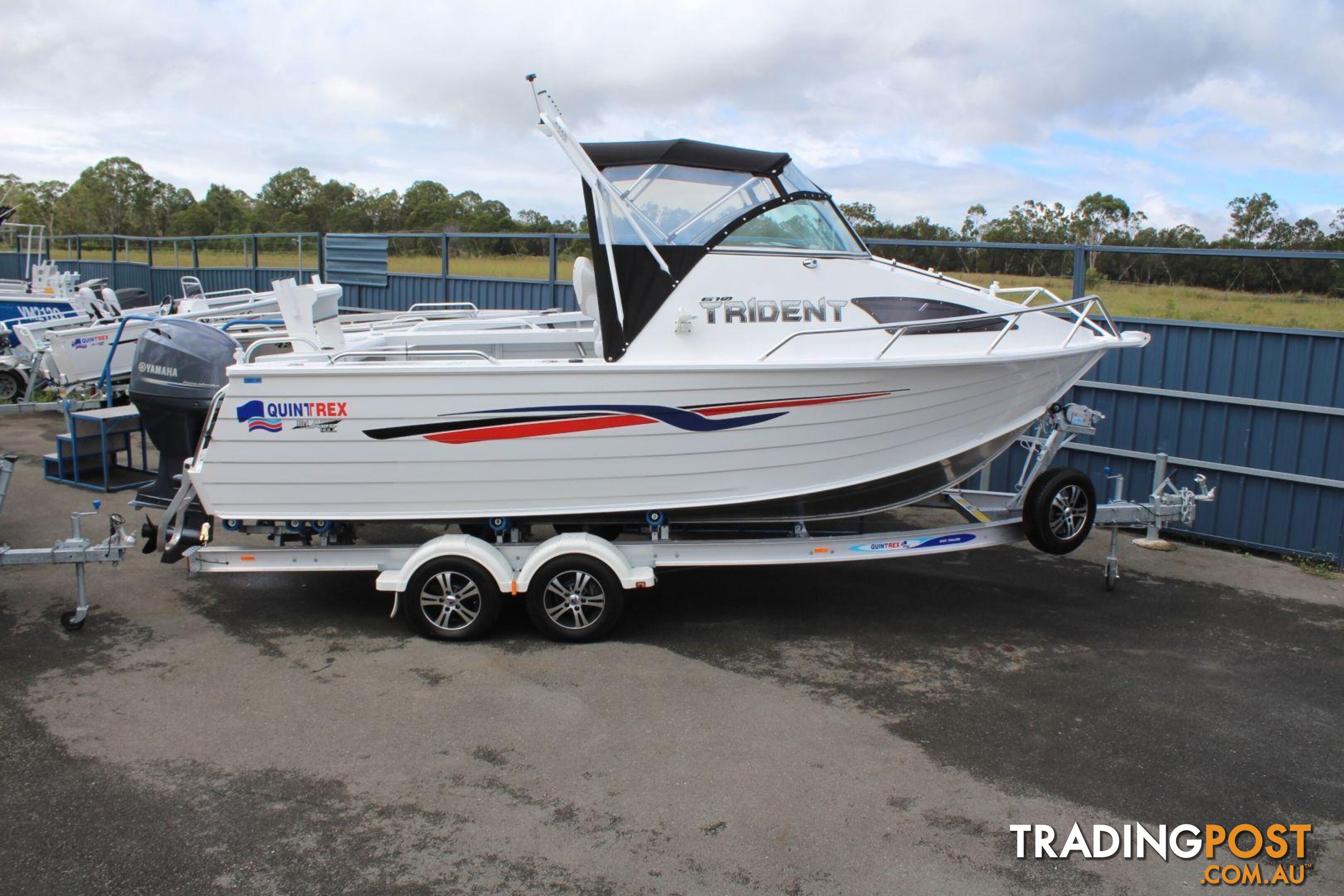 Quintrex 610 Trident + Yamaha F130hp 4-Stroke - Pack 2 for sale online prices