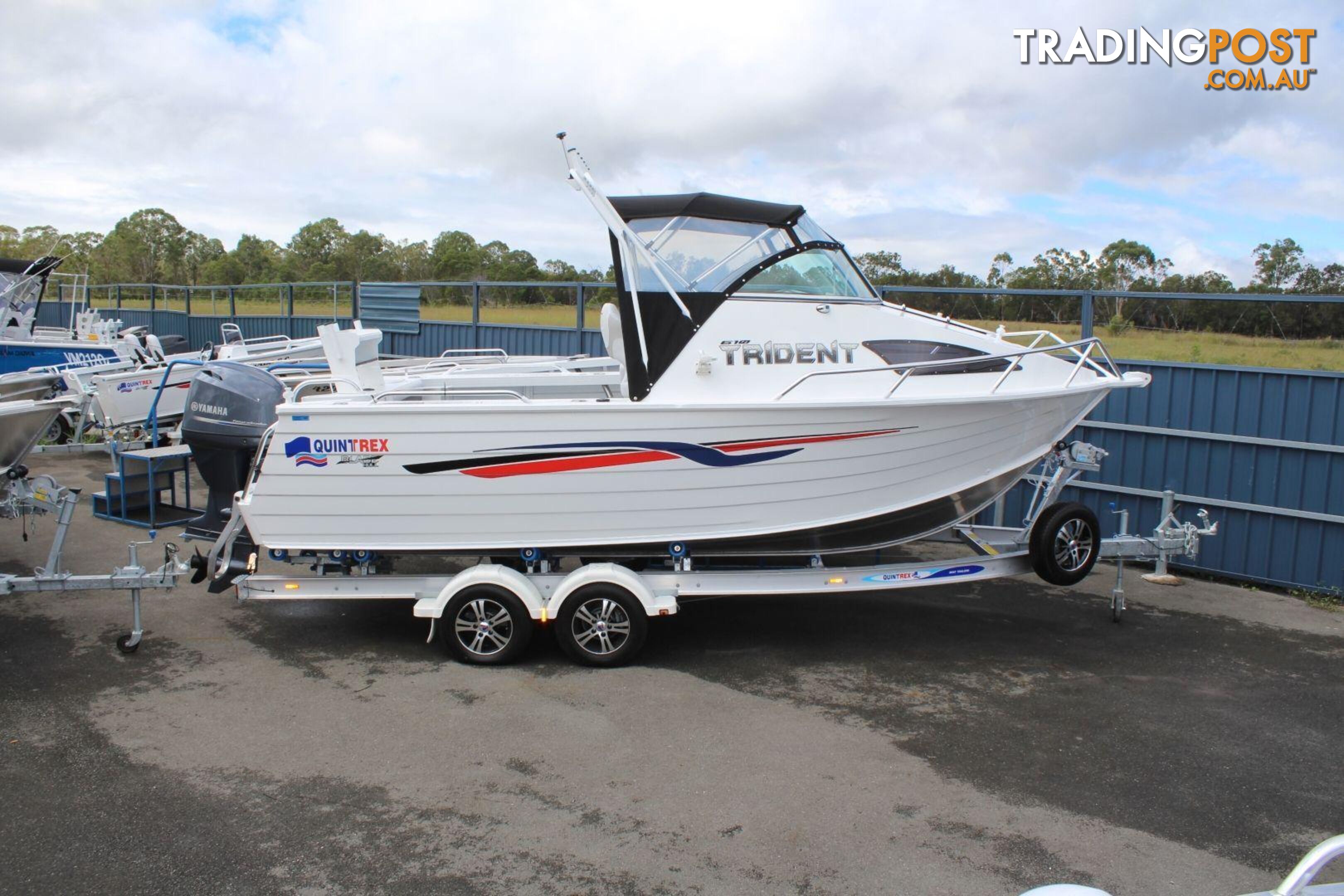 Quintrex 610 Trident + Yamaha F130hp 4-Stroke - Pack 2 for sale online prices