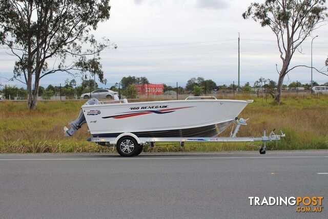 Quintrex 460 Renegade TS(Tiller Steer) + Yamaha F70hp 4-Stroke - Pack 4 for sale online prices