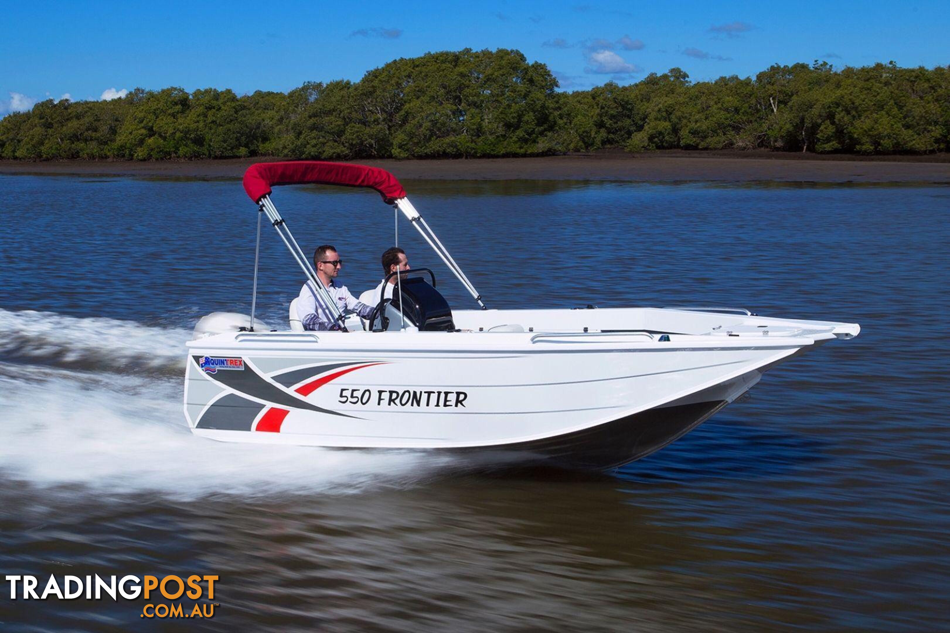 Quintrex 550 Frontier + Yamaha F130hp 4-Stroke - Pack 3 for sale online prices