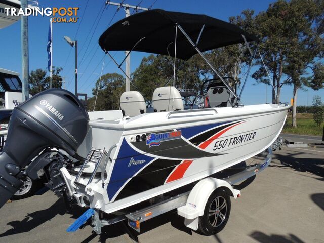 Quintrex 550 Frontier + Yamaha F130hp 4-Stroke - Pack 3 for sale online prices