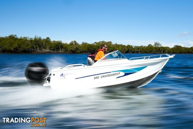 Quintrex 500 Cruiseabout + Yamaha F90hp 4-Stroke - Pack 3 for sale online prices