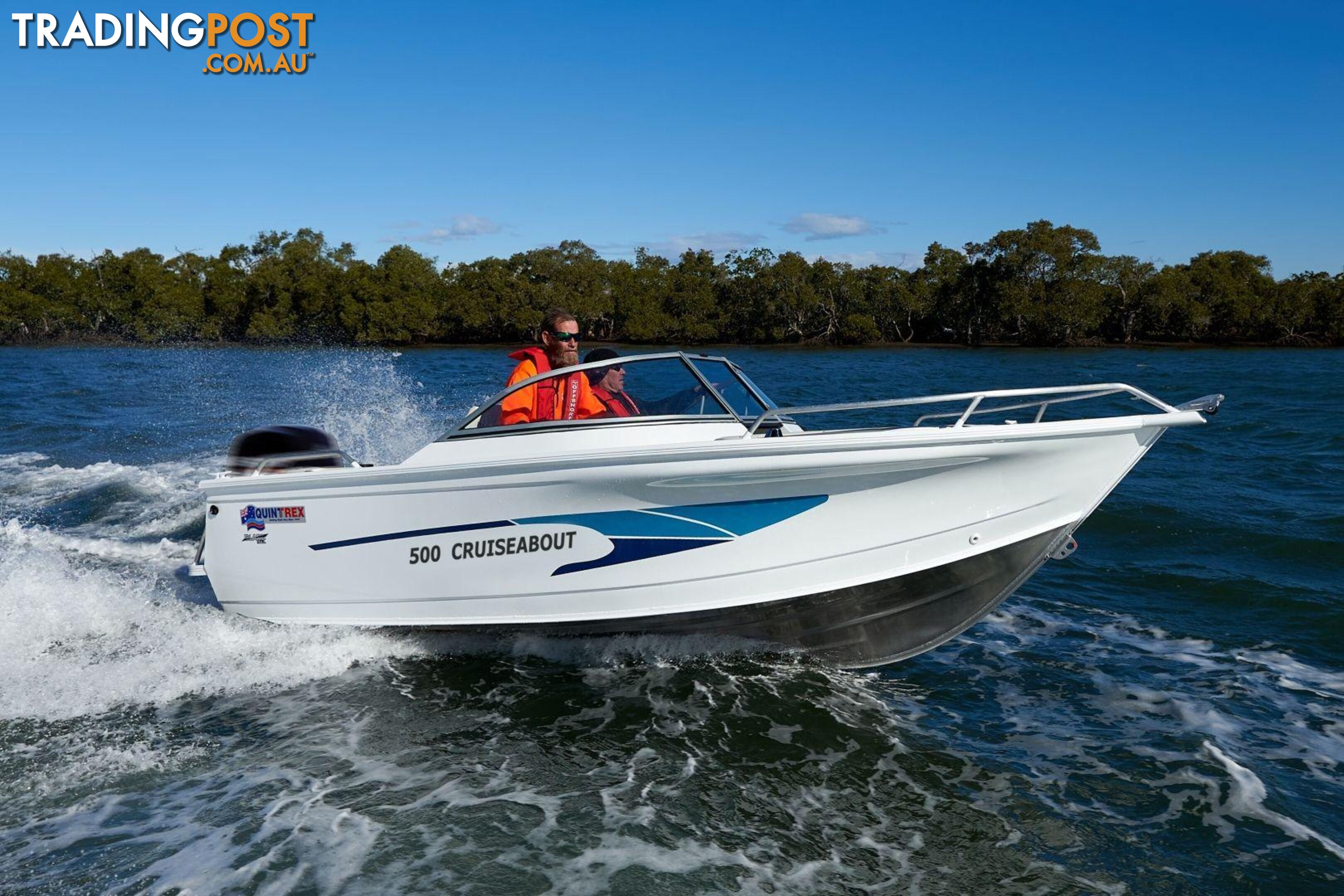 Quintrex 500 Cruiseabout + Yamaha F90hp 4-Stroke - Pack 3 for sale online prices