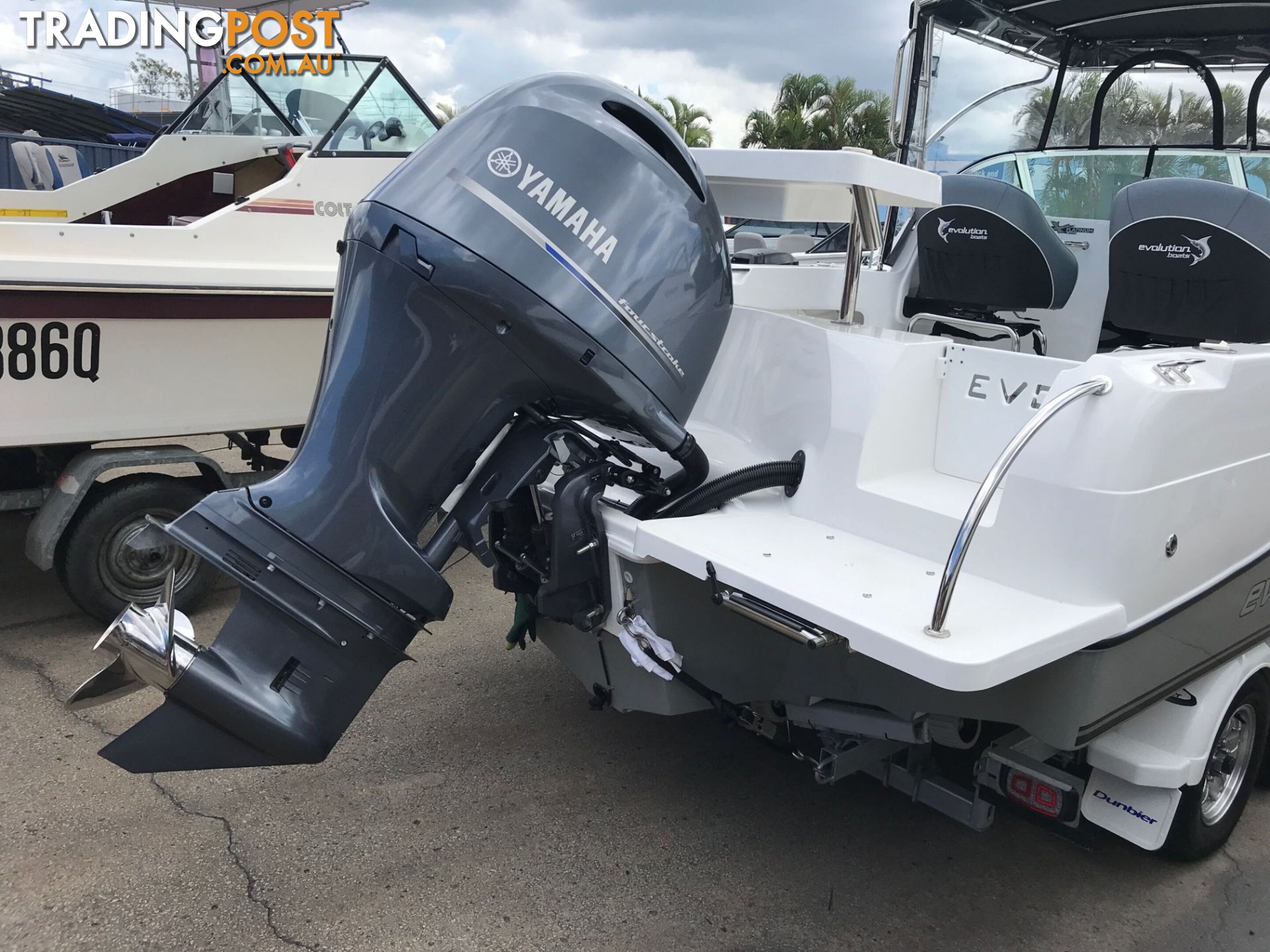 NEW 2024 EVOLUTION 552 SILVER WITH YAMAHA 150 HP FOURSTROKE FOR SALE