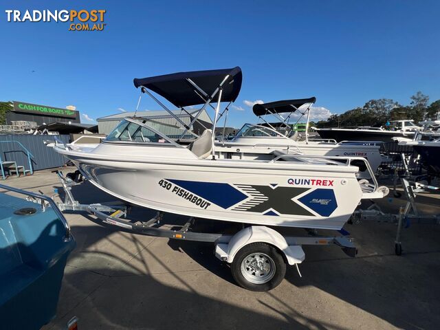Quintrex 430 Fishabout + Yamaha F60HP - IN STOCK NOW