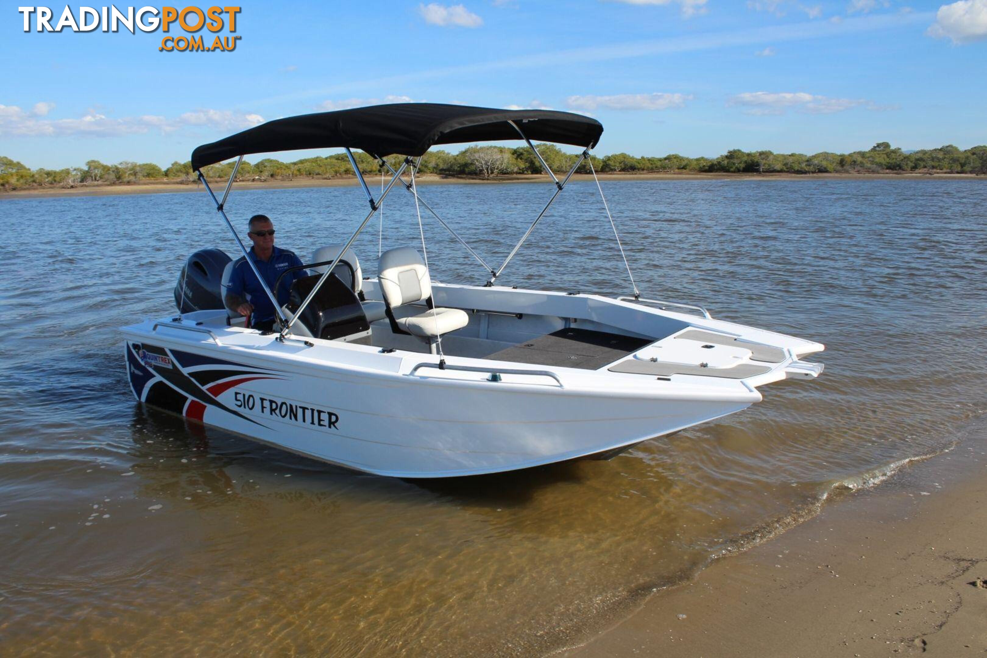 Quintrex 510 Frontier SC + Yamaha F90hp 4-Stroke - Pack 2 for sale online prices