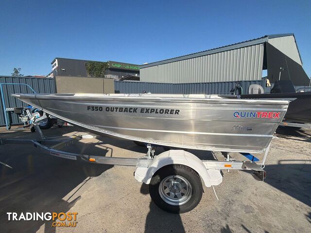 Quintrex F350 Outback Explorer + Yamaha 15hp 4 Stroke - IN STOCK NOW