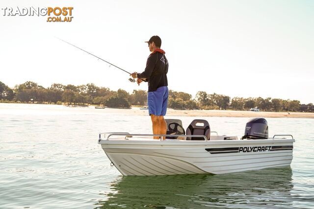 Polycraft 410 Challenger Side Console + Yamaha F50hp 4-Stroke - Pack 1 for sale online prices