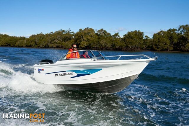 Quintrex 500 Cruiseabout + Yamaha F90hp 4-Stroke - Pack 4 for sale online prices
